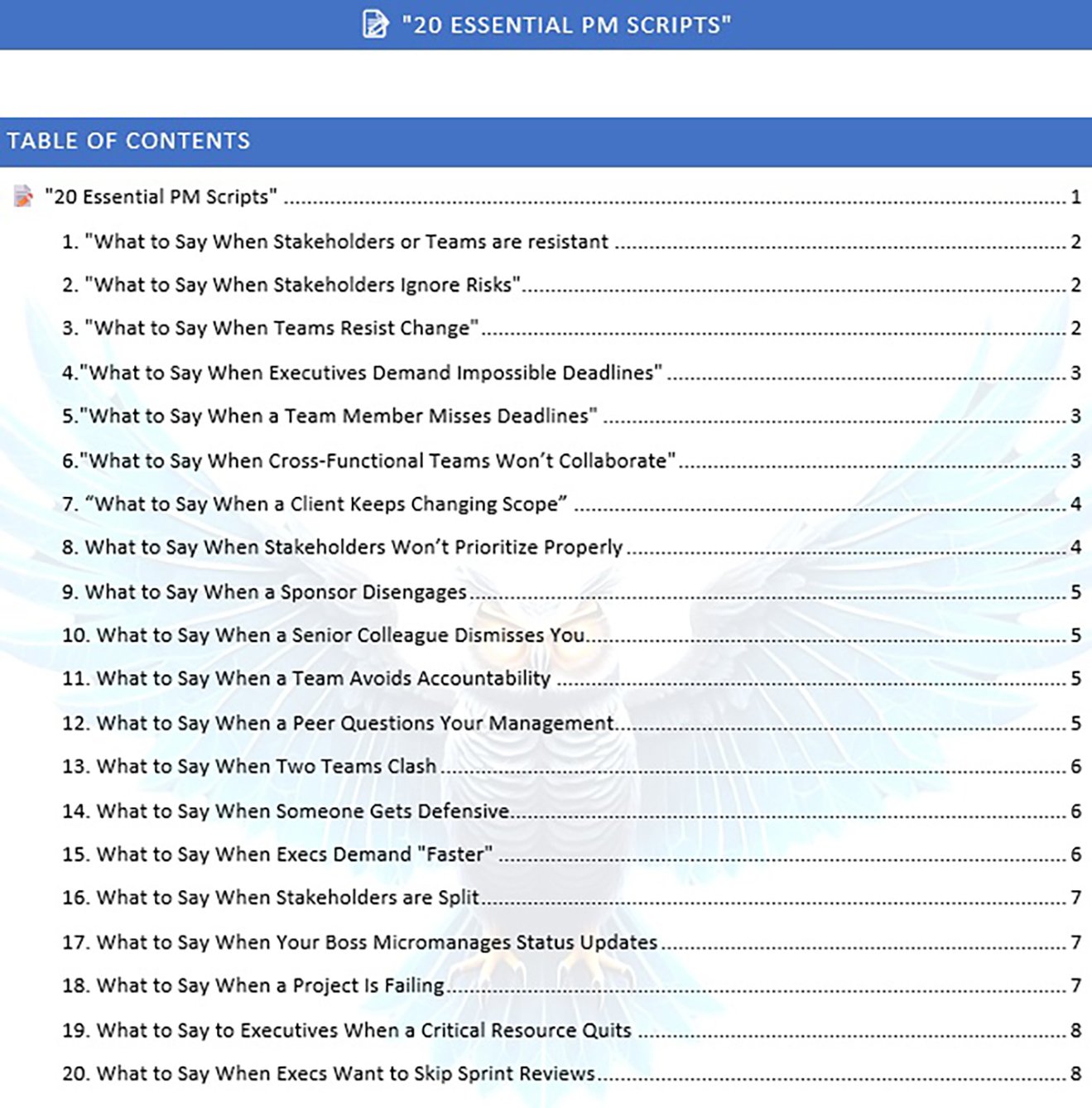20 Essential PM Scripts - Image 2